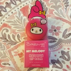The Creme Shop My Melody by Sanrio Pink Macaron Lip Balm w/ Vitamin E NWT NIB